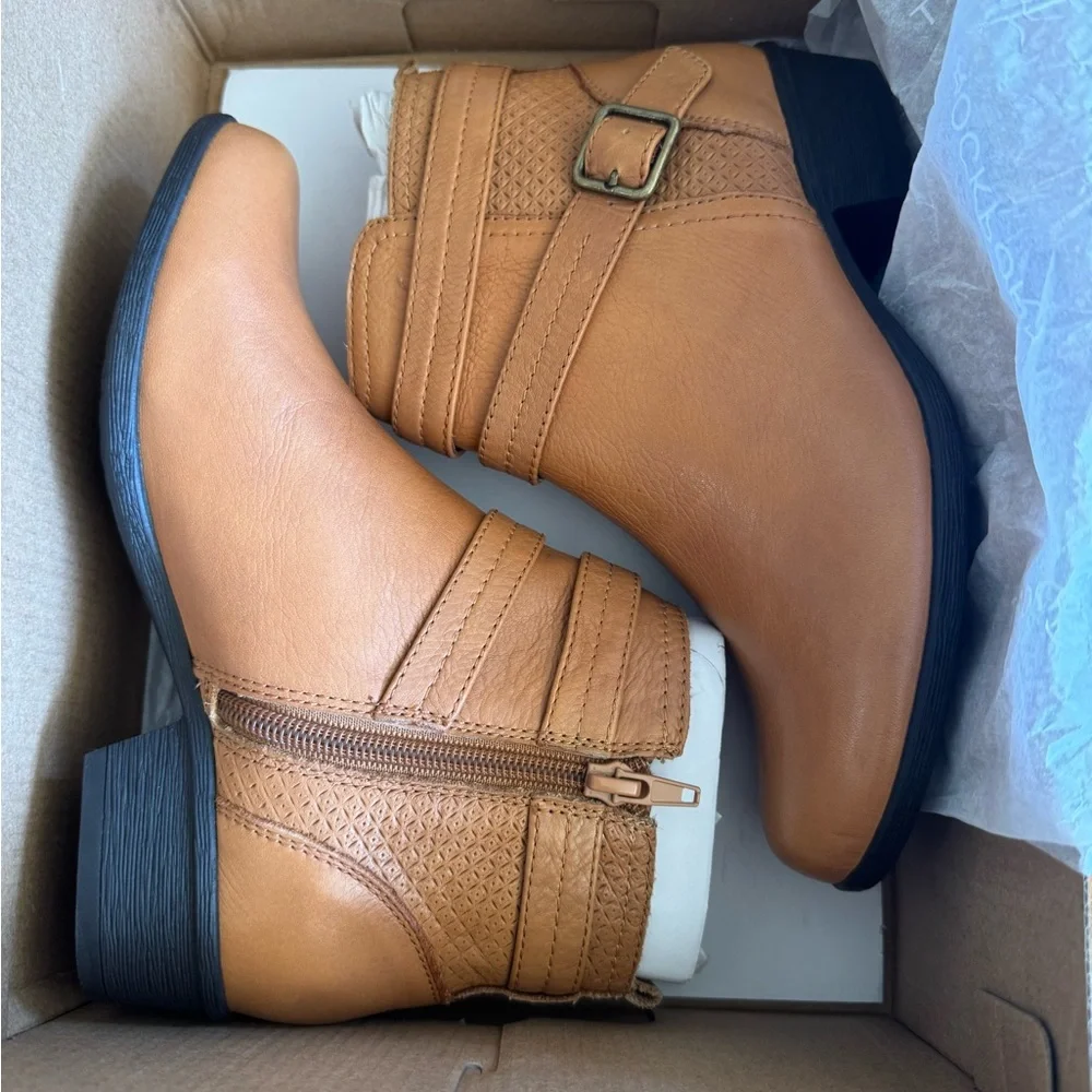Rockport Carly strap booties NEW